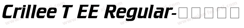 Crillee T EE Regular字体转换